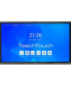 Дисплей интерактивный TeachTouch 5.5LE-R 75", камера-микрофоны, UHD, 8/128 Гб, WiFi, Android 12, слот OPS [TT55LE-R-75UХ-P] фотографии