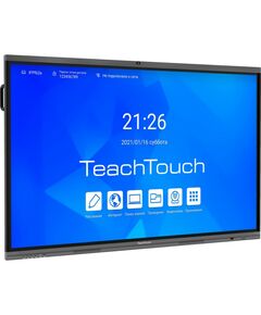 Дисплей интерактивный TeachTouch 5.5LE-R 65", камера-микрофоны, UHD, 8/128 Гб, WiFi, Android 12, слот OPS [TT55LE-R-65UX-P] фотографии