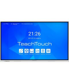 Дисплей интерактивный TeachTouch 5.5LE 75", белый корпус, UHD, 8/128 Гб, WiFi, Android 12, слот OPS [TT55LE-75U-W-P] фотографии