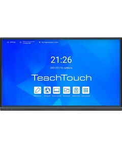 Дисплей интерактивный TeachTouch 5.5LE 75", черный корпус, UHD, 8/128 Гб, WiFi, Android 12, слот OPS [TT55LE-75U-B-P] фотографии