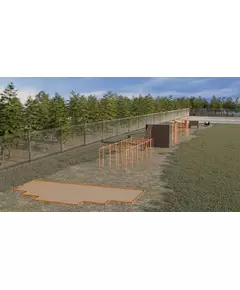 Полоса препятствий №1 по НВП фотографии