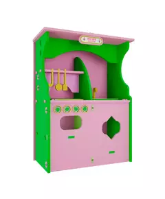 Игровая интерактивная мебель "Кухня" сборная из мягкого полимера фотографии