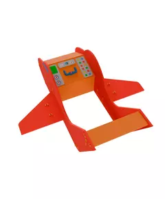 Игровая интерактивная мебель "Самолет" сборная из мягкого полимера фотографии