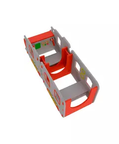 Игровой комплект мягкой сборной мебели "Поезд" с интерактивными элементами фотографии