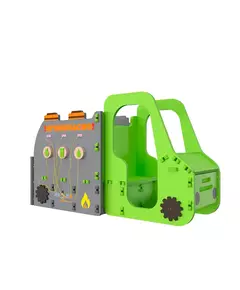 Машина "Полимерная" с бизи-элементами фотографии