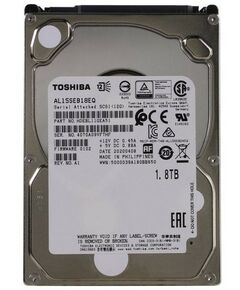 Жесткие диски: Жёсткий диск Toshiba 1.8 Tb SAS 12Gb/s 2.5" 10500rpm 128Mb [AL15SEB18EQ] фотографии