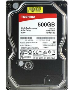 Купить Жесткий диск Toshiba 500 Gb SATA 6Gb/s 3.5"  7200rpm 64Mb [HDWD105UZSVA] в Иркутске в компании Зеон