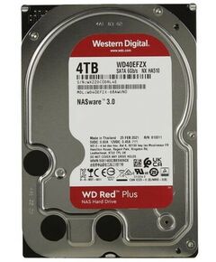 Жесткие диски: Жесткий диск Western Digital 4 Tb Red Plus SATA 6Gb/s 3.5" 128Mb [WD40EFZX] фотографии