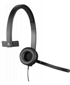 Купить Наушники с микрофоном Logitech Headset Mono H570e USB, с регулятором громкости [981-000571] в Иркутске в компании Зеон