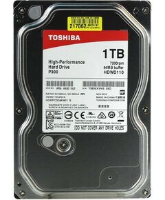 Купить Жесткий диск Toshiba 1 Tb P300 SATA 6Gb/s 3.5" 7200rpm 64Mb [HDWD110UZSVA] в Иркутске в компании Зеон