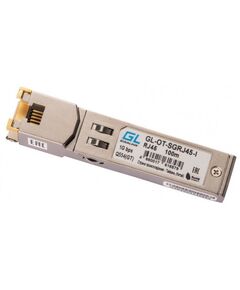 Медиаконвертеры и модули: Модуль промышленный Gigalink GL-OT-SGRJ45-I SFP, 100/1Гбит/c, UTP, RJ45, до 100 м, до -40C фотографии