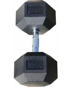 Гантели:  Гантель гексагональная обрезиненная PROFI-FIT 35 кг фотографии