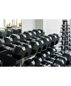 Гантели:  Гантель гексагональная обрезиненная PROFI-FIT 37,5 кг фотографии