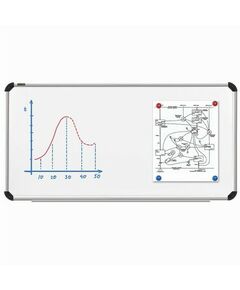 Маркерные офисные доски: Магнитно маркерная доска на стену BRAUBERG Premium 120х240 см [231702] фотографии