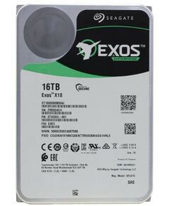 Жесткие диски: Накопитель Seagate 16 Tb Exos X18 SATA 6Gb/s 3.5" [ST16000NM000J] фотографии