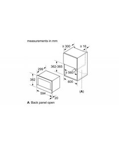 Встраиваемые микроволновые печи: Встраиваемая микроволновая печь BOSCH BEL634GS1M Series 8 382 x 594 x 318 мм, 900W, 21л, функция гриль, TFT Display фотографии