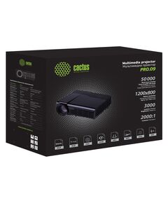 Купить Проектор Cactus CS-PRO.09WT.WXGA-A LCD, 3000 люмен, 2000:1, 1280x800,D-Sub, HDMI, RCA, USB, WiFi, ПДУ, картинка № 3 в Иркутске в компании Зеон