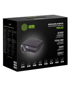 Купить Проектор Cactus CS-PRO.02WT.WUXGA-A LCD, 3000Lm, 1920x1080, 2000:1, 30000 часов, 2xUSB, 1xHDMI, 4.2кг, картинка № 3 в Иркутске в компании Зеон