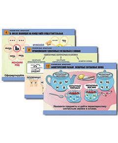 Купить Комплект таблиц для нач. шк. "Русский язык. Орфография" (14 табл.. формат А1, лам.) в Иркутске в компании Зеон
