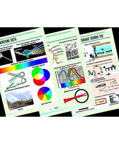 Купить Комплект таблиц по физике "Оптика. Специальная теория относительности" (14 таб.,формат А1, ламинир.) в Иркутске в компании Зеон