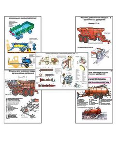 Купить Плакаты ПРОФТЕХ "Машины и технология для внесения органических удобрений" (8 пл, винил, 70х100) в Иркутске в компании Зеон