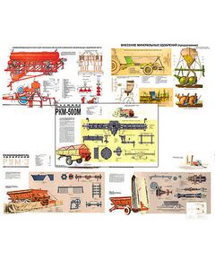 Купить Плакаты ПРОФТЕХ "Машины и технология для внесения минеральных удобрений" (10 пл, винил, 70х100) в Иркутске в компании Зеон