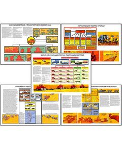 Купить Плакаты ПРОФТЕХ "Жатва хлебов уборочно-транспортными комплексами" (10 пл, винил, 70х100) в Иркутске в компании Зеон