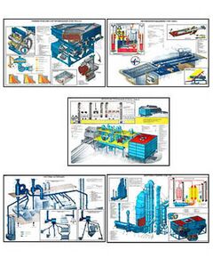 Купить Плакаты ПРОФТЕХ "Агрегаты и комплексы для обработки продовольст. зерна" (30 пл, винил, 70х100) в Иркутске в компании Зеон