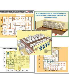 Купить Плакаты ПРОФТЕХ "План организации пункта питания и подсобных помещений " (11 пл, винил, 70х100) в Иркутске в компании Зеон