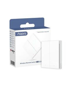 Купить Умный выключатель Aqara Wireless Remote Switch H1 2-х кл. белый [WRS-R02], картинка № 2 в Иркутске в компании Зеон