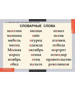 Купить Словарные слова в Иркутске в компании Зеон