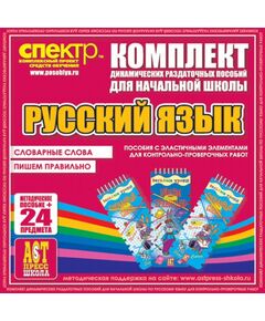 Купить ДРП Русский язык (Эластичные элементы) – Словарные слова. Пишем правильно в Иркутске в компании Зеон