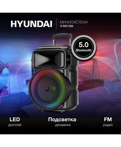 Купить Минисистема Hyundai H-MC1298 17Вт FM USB BT micro SD, картинка № 2 в Иркутске в компании Зеон