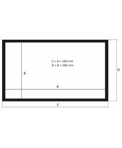 Купить Экран на раме Kauber Frame Velvet Cinema 154" 16:9 White Flex область просмотра 191x340 см., размер по раме 207х356 см. [FV.169.356.WFLEX.CIN], картинка № 4 в Иркутске в компании Зеон