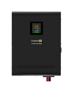 Купить Комплект системы бесперебойного питания Exegate FineSine SX-5000 5000VA/3500W, цветной LCD-дисплей, AVR, 2*Schuko+клеммы, линейно-интерактивный, крепление настенное [EX296669RUS], картинка № 2 в Иркутске в компании Зеон