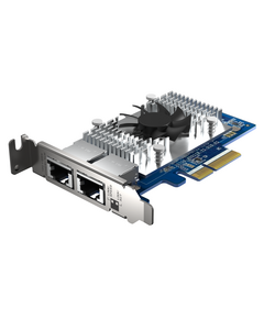 Купить Сетевая карта QNAP QXG-10G2T-X710 LAN Expansion Card, PCIe Gen3 x4, Two 10GbE (10G / 5G / 2.5G / 1G / 100M)) Ports with SR-IOV and iSCSI в Иркутске в компании Зеон