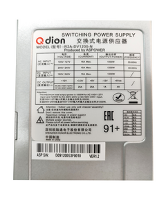 Купить Блок питания серверный Q-Dion R2A-DV1200-N 2U Redundant 1200W Efficiency 91+, Cable connector: C14 [99RADV1200I1170310], картинка № 2 в Иркутске в компании Зеон