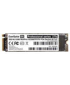 Купить Накопитель Exegate 2Tb NextPro+ M.2 2280 PCIe Gen3x4 3D TLC [EX295282RUS], картинка № 2 в Иркутске в компании Зеон