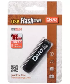 Купить USB накопитель Dato 16Gb USB2.0 черный [DS2001-16G] в Иркутске в компании Зеон