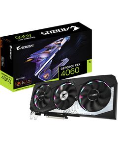 Купить Видеокарта GigaByte GeForce RTX 4060 8Gb [GV-N4060AORUS E-8GD], картинка № 8 в Иркутске в компании Зеон