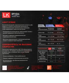 Купить Клавиатура A4-Tech Bloody B820R RED SWITCH Механическая, черный, USB, for gamer, LED, картинка № 15 в Иркутске в компании Зеон