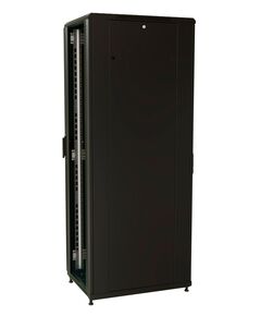 Купить Шкаф серверный напольный WRLINE WR-TT-3761-AS-RAL9004 37U, 600x1000мм, 800кг, черный, 910мм, 1833мм, IP20, сталь, картинка № 2 в Иркутске в компании Зеон