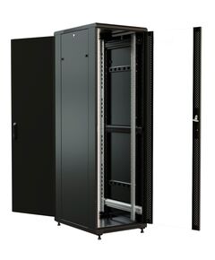 Купить Шкаф серверный напольный WRLINE WR-TT-3761-AS-RAL9004 37U, 600x1000мм, 800кг, черный, 910мм, 1833мм, IP20, сталь, картинка № 3 в Иркутске в компании Зеон