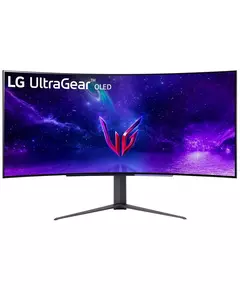 Купить Монитор LG 45GR95QE-B.ARUZ UltraGear 44.5", OLED, LED, 21:9, HDMI, матовая, 3440x1440, DP, USB, черный, 10.9кг в Иркутске в компании Зеон