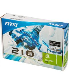 Купить Видеокарта MSI GeForce 210 1Gb 64bit DDR3 DVIx1 HDMIx1 CRTx1 [N210-1GD3/LP], картинка № 6 в Иркутске в компании Зеон