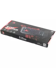 Купить Клавиатура A4-Tech Bloody B120N Черный, USB, Multimedia for gamer, LED, подставка для запястий, картинка № 11 в Иркутске в компании Зеон