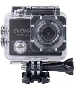 Купить Экшн-камера Digma DiCam 320 черный [DC320], картинка № 2 в Иркутске в компании Зеон