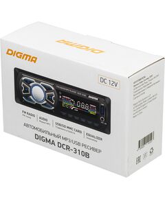 Купить Автомагнитола Digma DCR-310B 1DIN, 4x45Вт, USB 2.0, AUX, картинка № 15 в Иркутске в компании Зеон