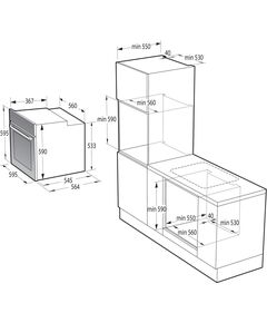 Купить Духовой шкаф Gorenje BO6712E02XK нержавеющая сталь/черный, картинка № 16 в Иркутске в компании Зеон