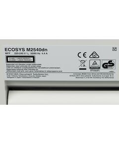 Купить МФУ лазерный Kyocera Ecosys M2540dn A4 Duplex Net белый/серый, в комплекте: 2 картриджа TK-1170, картинка № 20 в Иркутске в компании Зеон